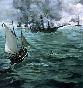 Edouard Manet The Battle of the Kearsarge and the Alabama France oil painting artist